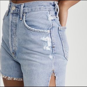 Agolde Dee Super High Rise Short in Chimes